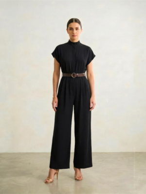 Noir Authority Jumpsuit